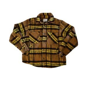EPTM Faux Mohair Flannel Jacket. Size Medium